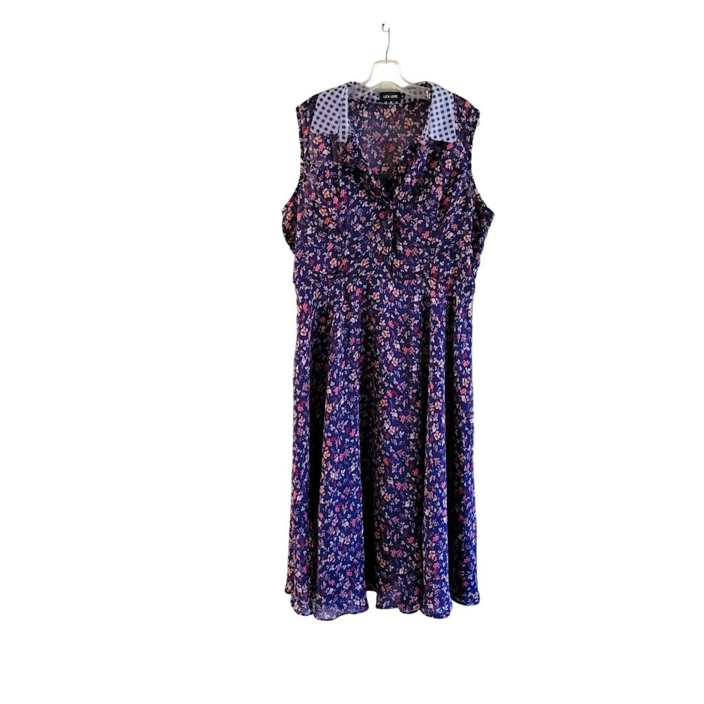 Liza Luxe Floral Chiffon Sundress Dress